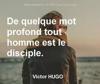 Citation de Victor HUGO
