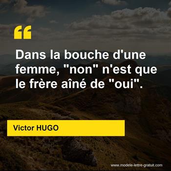 Citation de Victor HUGO