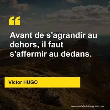Citation Victor HUGO