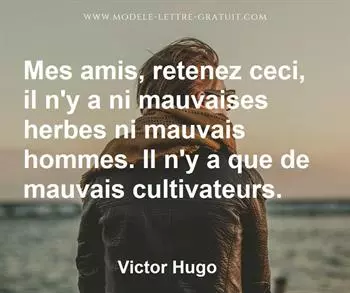 Citation de Victor Hugo