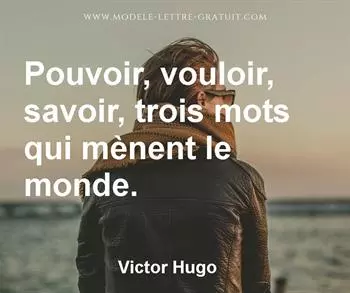 Citation de Victor Hugo