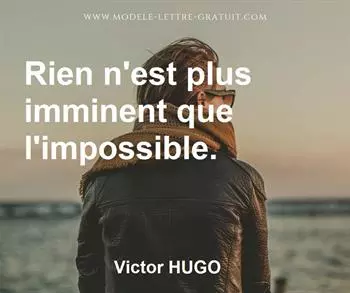 Citation de Victor HUGO