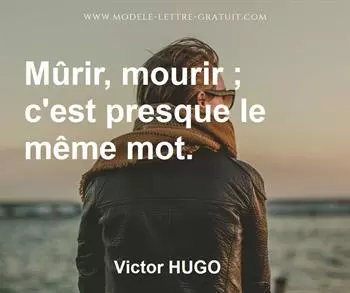 Citation de Victor HUGO