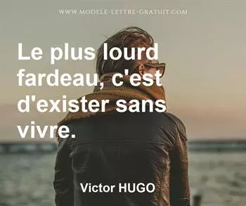 Citation de Victor HUGO