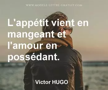 Citation de Victor HUGO