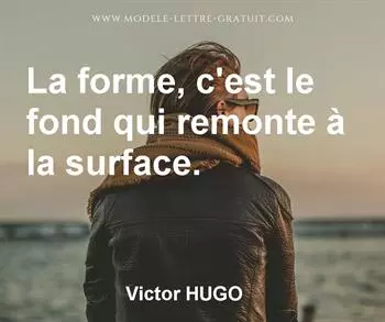 Citation de Victor HUGO