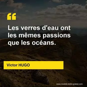 Citation Victor HUGO
