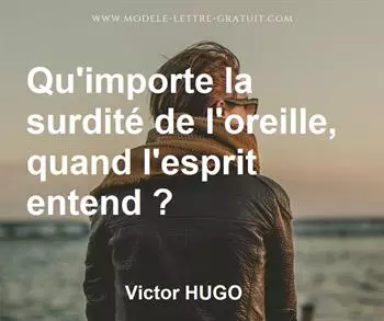 Citation de Victor HUGO