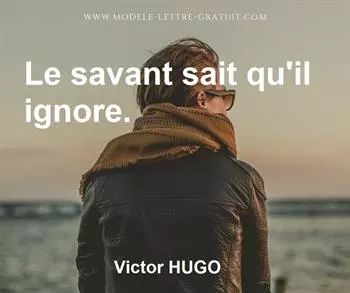 Citation de Victor HUGO