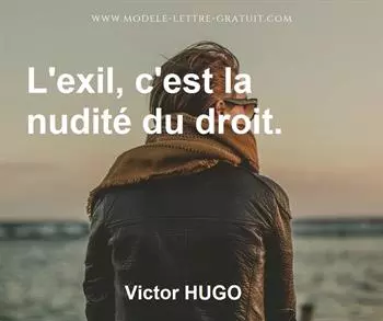 Citation de Victor HUGO