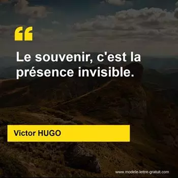 Citation Victor HUGO