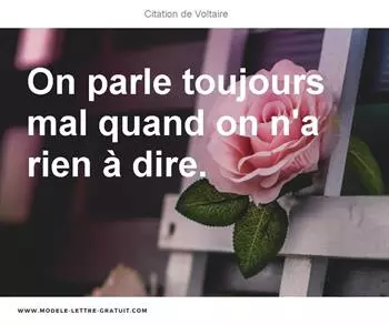 Citations Voltaire