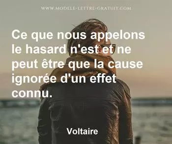 Citation de Voltaire