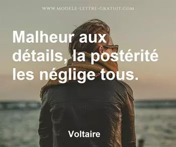 Citation de Voltaire