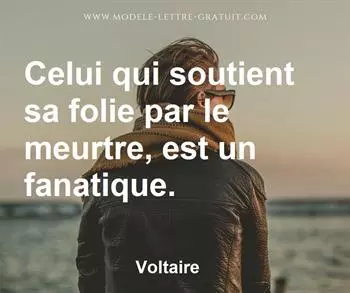 Citation de Voltaire