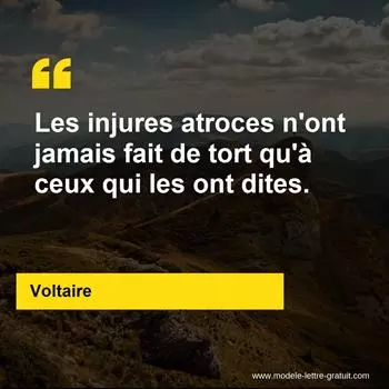 Citation Voltaire