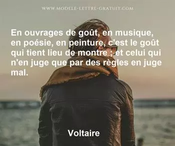 Citation de Voltaire