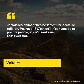 Citation Voltaire
