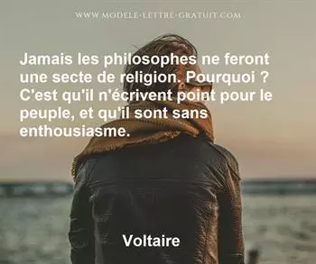 Citation de Voltaire