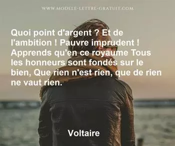 Citation de Voltaire