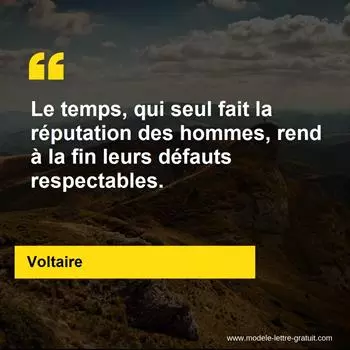 Citation Voltaire
