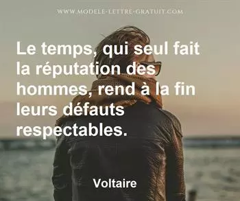 Citation de Voltaire