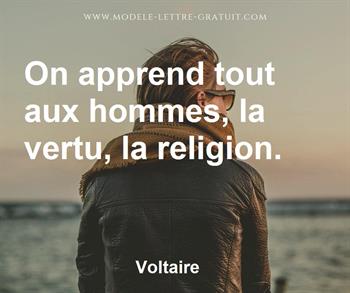 Citation de Voltaire