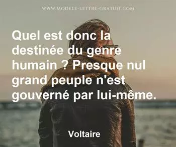 Citation de Voltaire