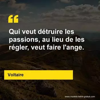 Citation Voltaire
