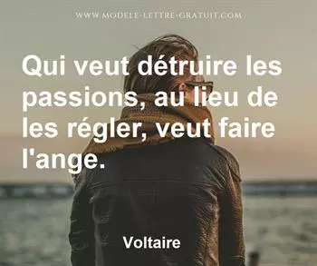 Citation de Voltaire