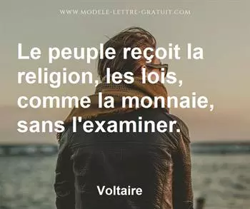 Citation de Voltaire