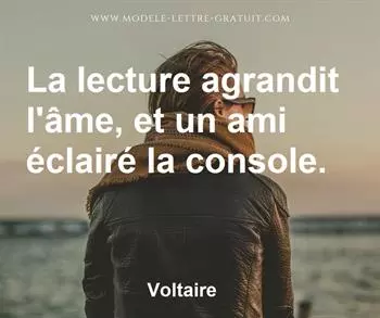Citation de Voltaire