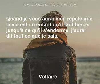 Citation de Voltaire