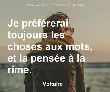 Citation de Voltaire