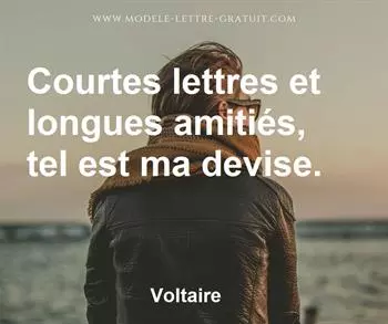 Citation de Voltaire