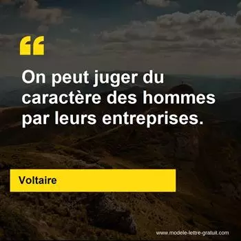 Citation Voltaire