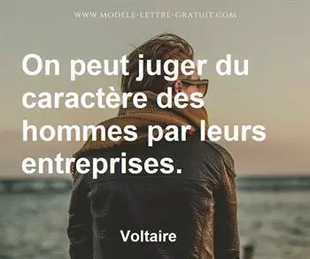 Citation de Voltaire