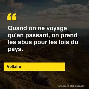 Citation Voltaire