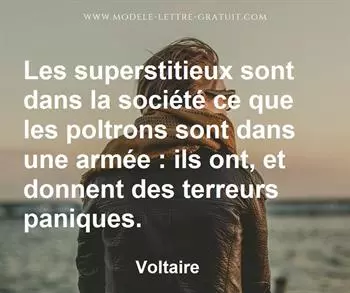 Citation de Voltaire