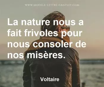 Citation de Voltaire
