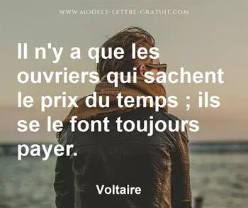 Citation de Voltaire
