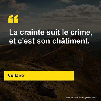 Citation de Voltaire