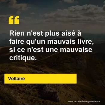 Citation Voltaire