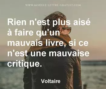 Citation de Voltaire