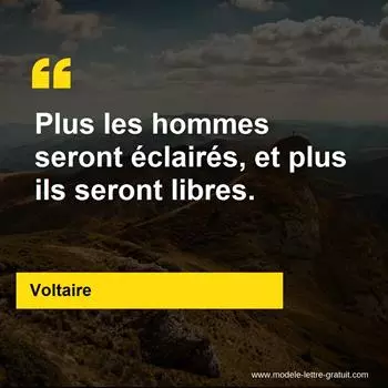 Citation Voltaire
