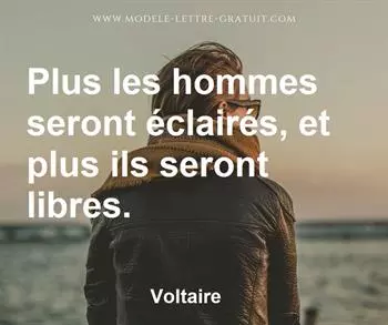 Citation de Voltaire