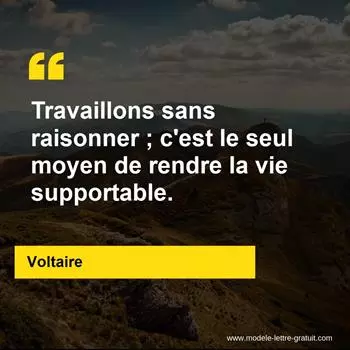 Citation Voltaire