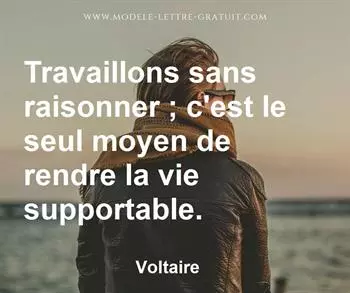 Citation de Voltaire