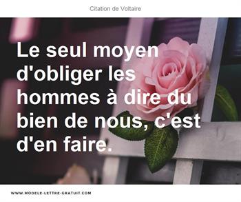 Citations Voltaire