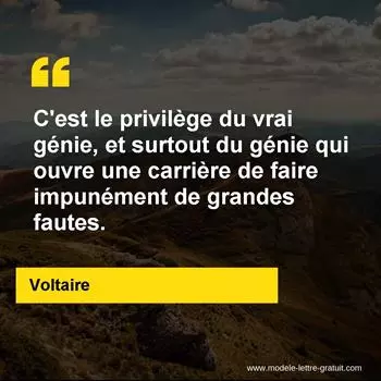 Citation Voltaire